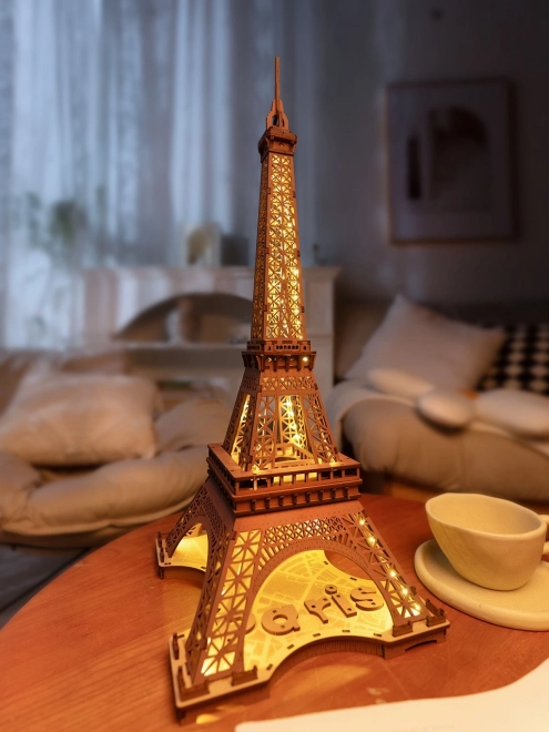 RoboTime puzzle 3D di legno Torre Eiffel notturna