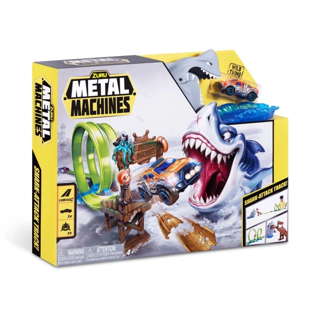 Set pista d'attacco dello squalo Metal Machines