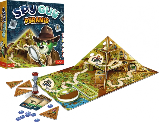 Spy Guy: piramide – gioco da tavolo di riflessi TREFL