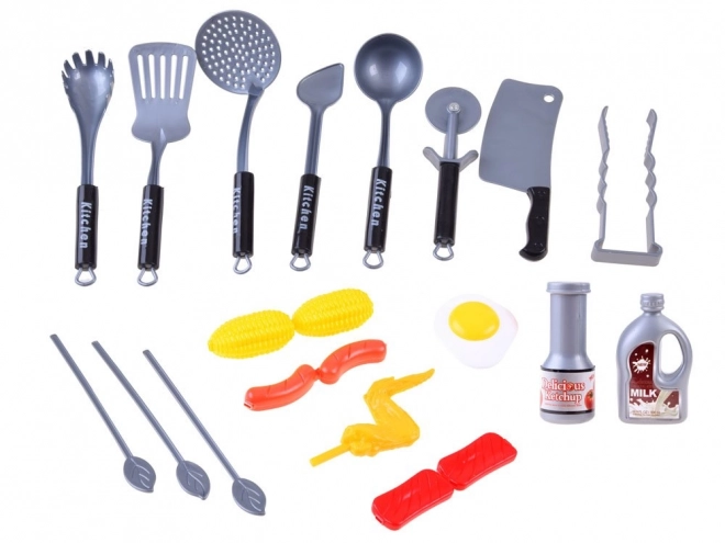 Set Cucina Portatile per Bambini con Grill e Accessori