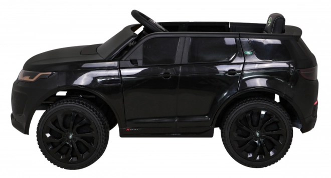 Land Rover Discovery Sport per bambini nero + telecomando + avvio lento + funzione altalena + MP3 LED