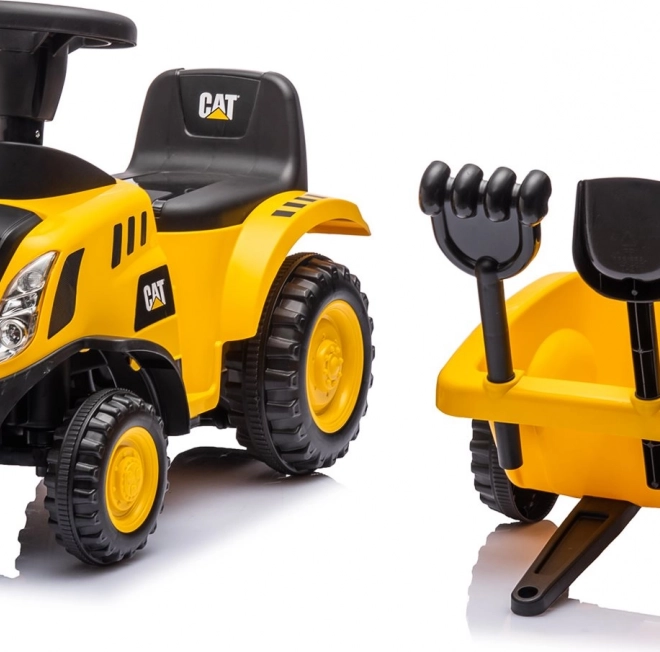 Trattore a spinta CAT marca Chipolino giallo