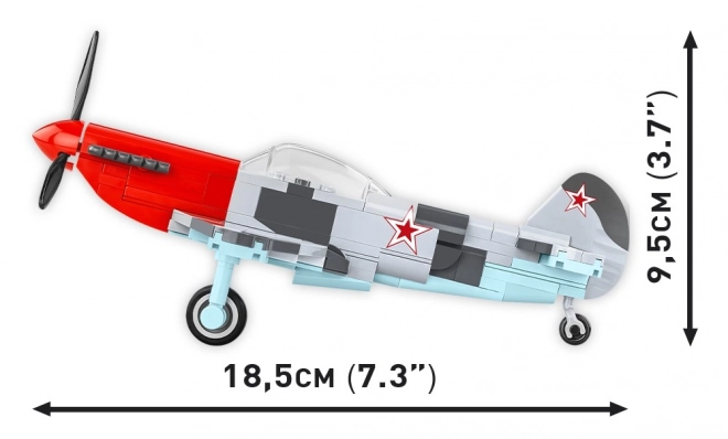 Modello in mattoncini Yakovlev Yak-3