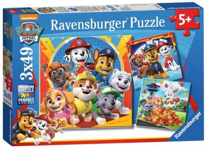 Puzzle Ravensburger Paw Patrol 3x49 pezzi