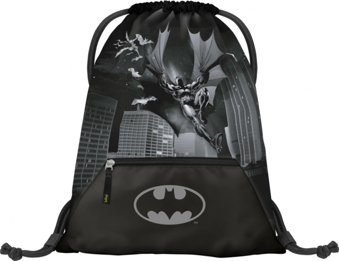 Set 3 pezzi Baagl Shelly Batman Dark City: Zaino, Astuccio, Sacchetto