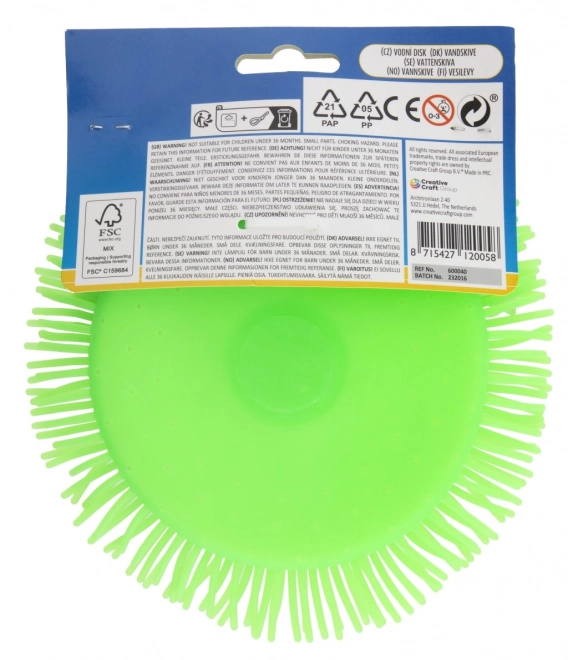 Splash Flyer Frisbee Acquatico con Frange