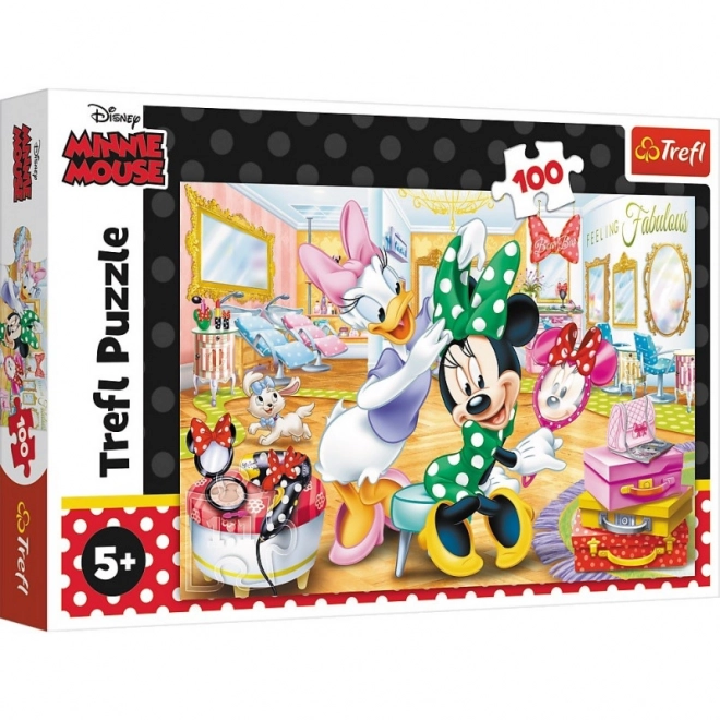 Puzzle Minnie e Daisy 100 Pezzi