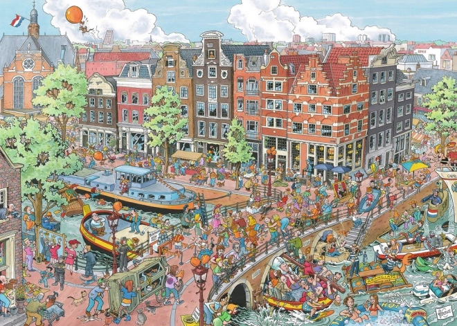 Puzzle Città del Mondo: Amsterdam 1000 pezzi