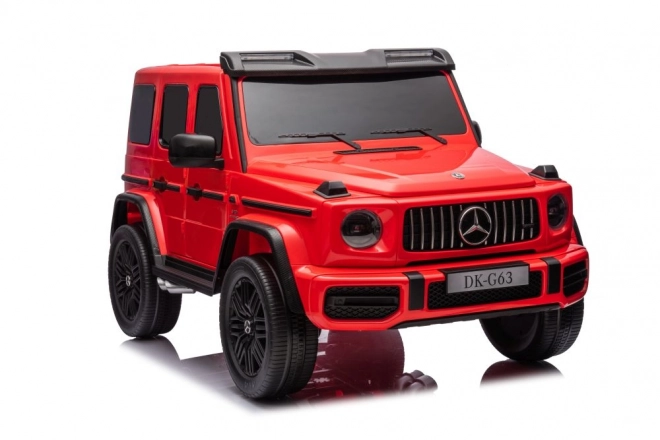 Auto elettrico a batteria per bambini Mercedes G63 XXL rosso 4x4