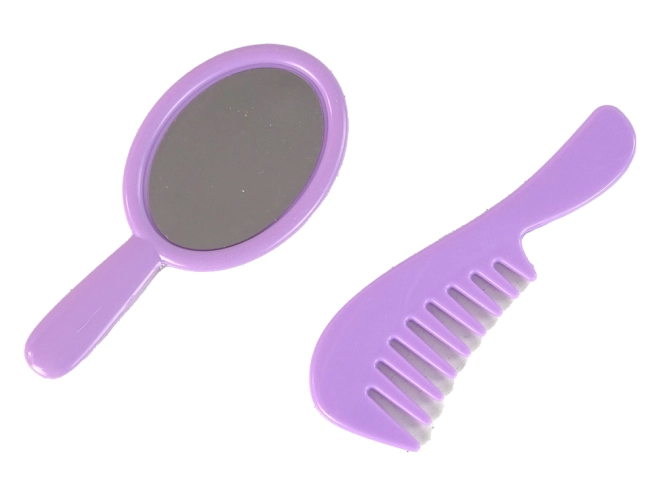 Specchietto e pettine per acconciature creative