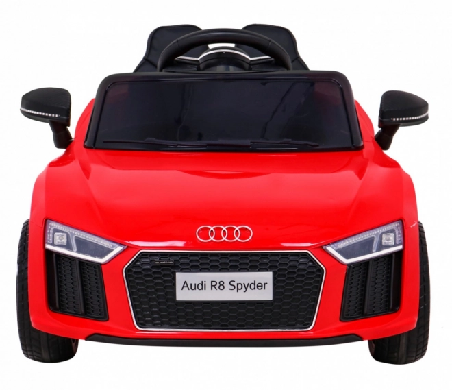 auto a batteria per bambini Audi R8 rossa con telecomando