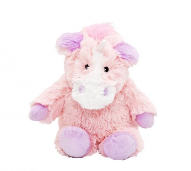 Unicorno di peluche da microonde