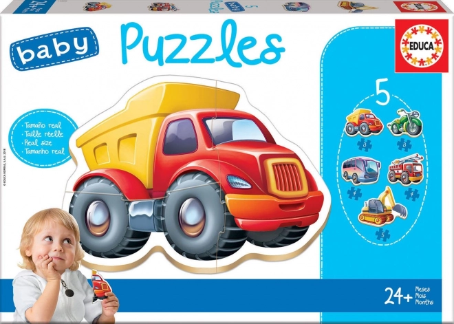 Puzzle baby veicoli EDUCA