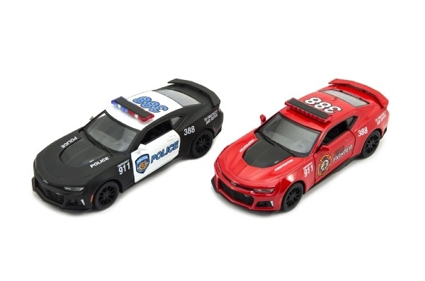 Auto Kinsmart Chevrolet Camaro Polizia/Pompiere