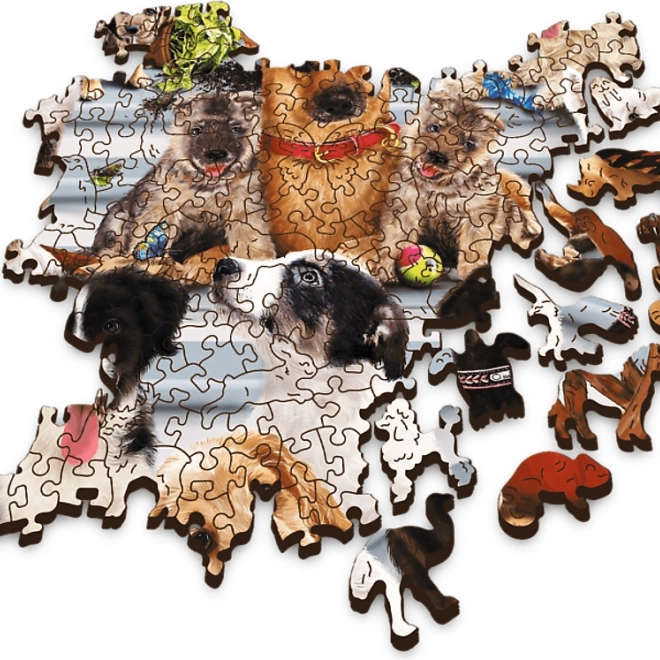 Puzzle in legno Amicizia dei Cani 1000 pezzi