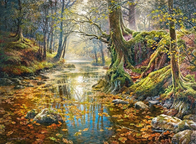 Puzzle 2000 pezzi reminiscenze della foresta autunnale