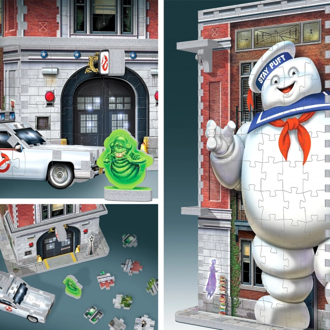 Puzzle 3D Wrebbit Ghostbusters Caserma dei Ghostbusters