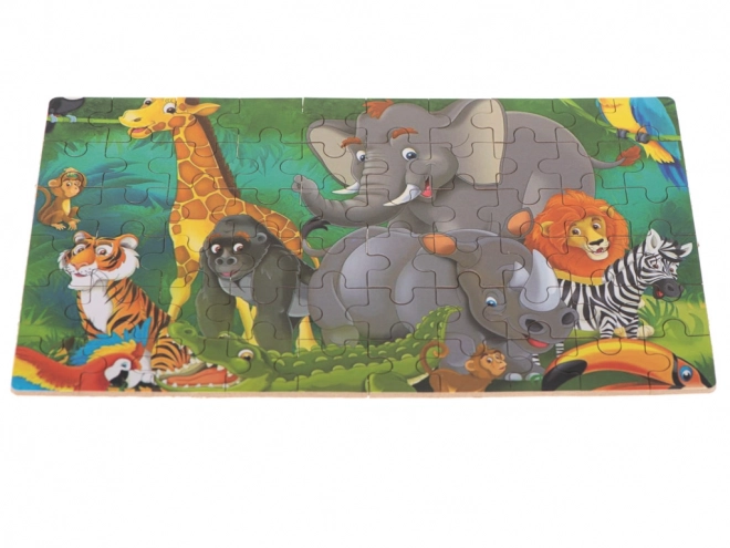 Puzzle per bambini magici in scatola giungla 60 pezzi