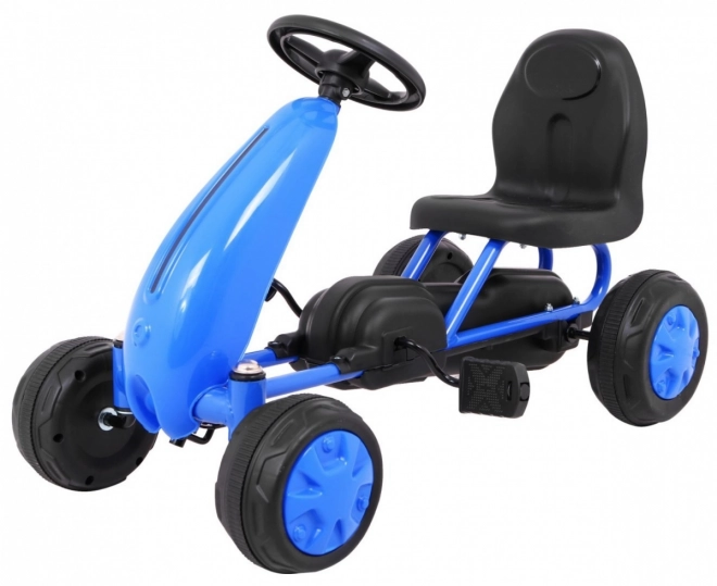 Primo kart a pedali per bambini blu