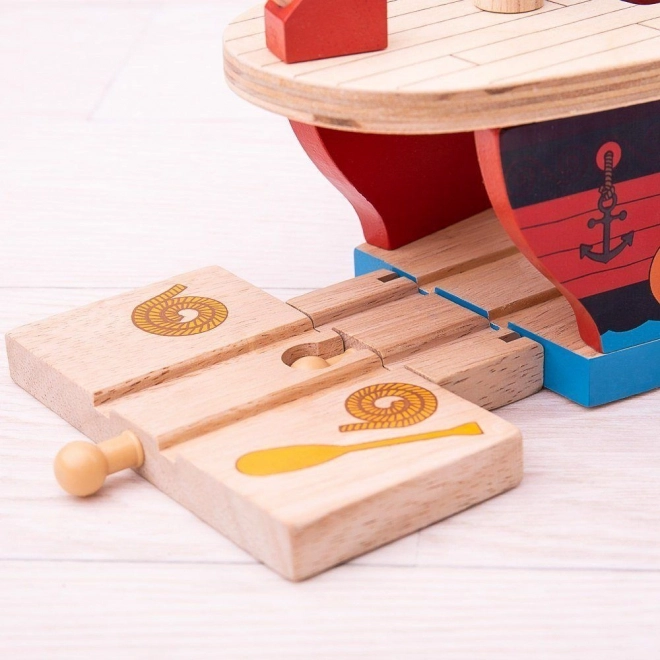 Galeone dei pirati Bigjigs Rail