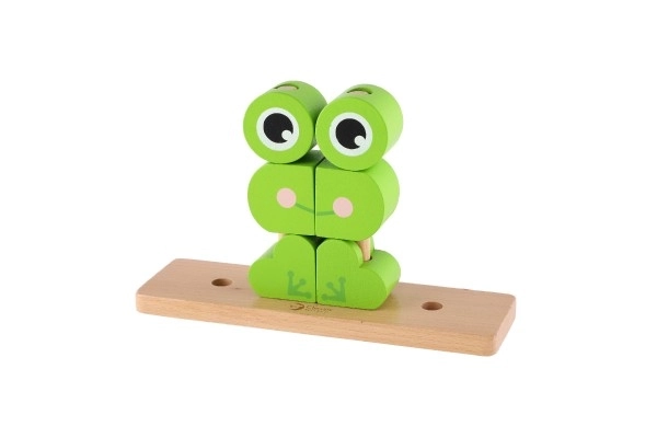 Puzzle Rana in Legno per Bambini