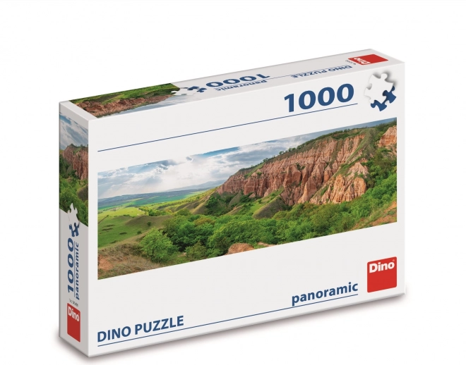 Puzzle panoramico Dino Rosso Canyon 1000 pezzi