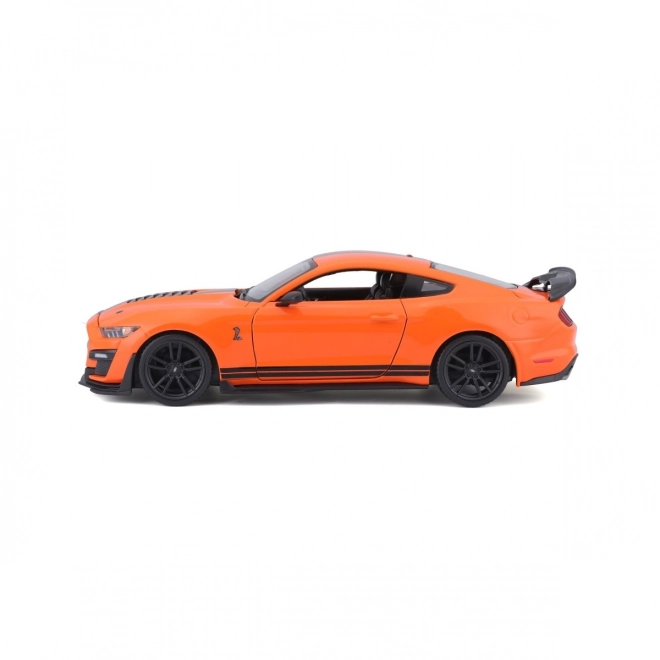 Modello in scala Mustang Shelby GT500 2020 arancione 1:24