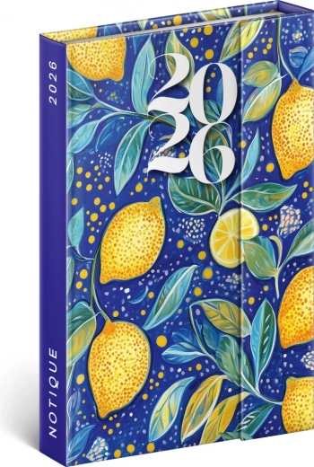 Agenda settimanale magnetica Limoni 2026