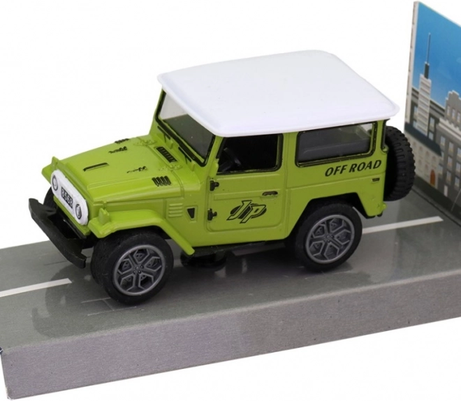 Auto Jeep metallico con retrocarica