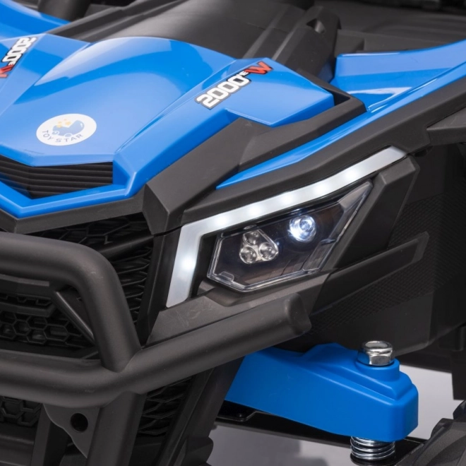 Veicolo elettrico per bambini Buggy Madman UTV-MX blu