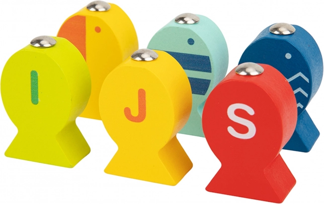 Gioco di Pesca in Legno con Lettere Tooky Toy