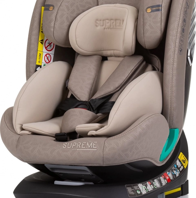 Seggiolino Auto per Bambini Chipolino Supreme i-Size - Macadamia