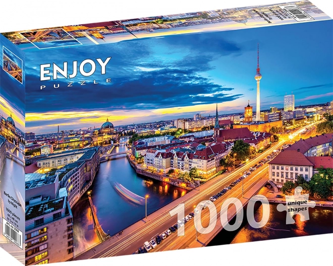 Puzzle Berlino Notturno 1000 Pezzi