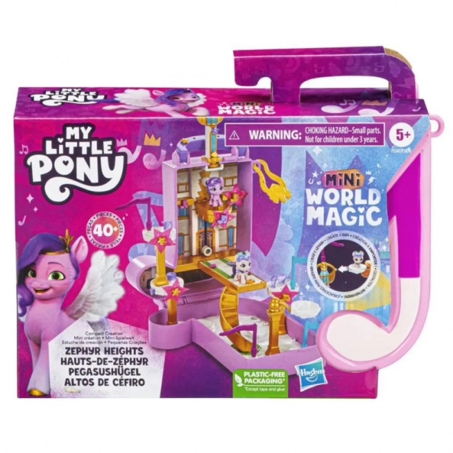 Set di figurine My Little Pony Mini World Magic Villaggio Compatto Colline Zefiro