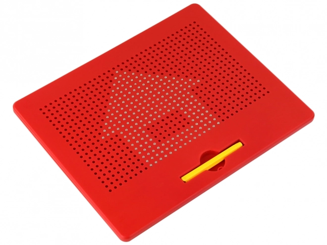 Lavagna Magnetica Educativa Rossa con Sfere e Modelli