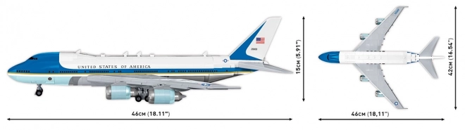 Modello Aereo Air Force One Boeing 747