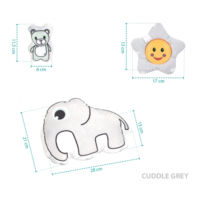 Tappeto gioco comfort Cuddle Grey