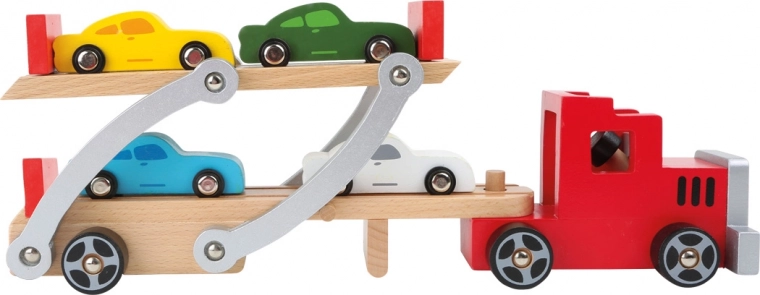 Camion in legno con auto small foot