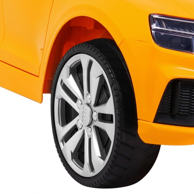 Audi Q8 Sollevatore per bambini batteria gialla + Telecomando + EVA + Partenza Lenta + MP3 USB + LED