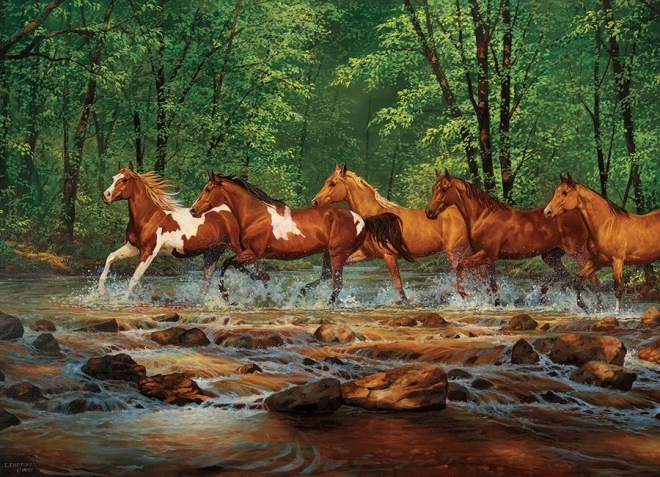 Puzzle Klus a Spring Creek 1000 pezzi
