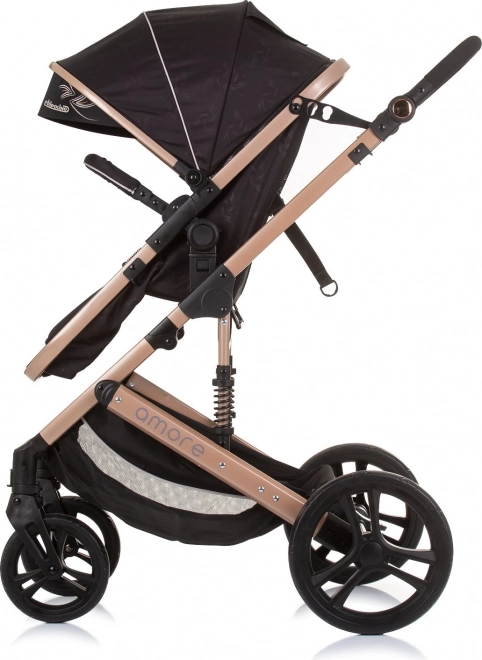 Passeggino combinato Amore 2 in 1 Chipolino Jungle – Ossidiana, Oro