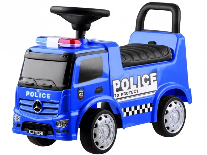 Auto jeździk Mercedes POLIZIA per bambini