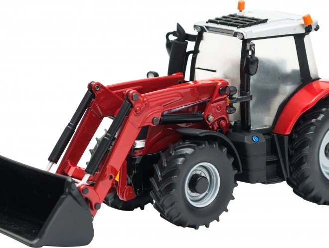 Modello di trattore con caricatore frontale Massey Ferguson 6616 in scala 1:32