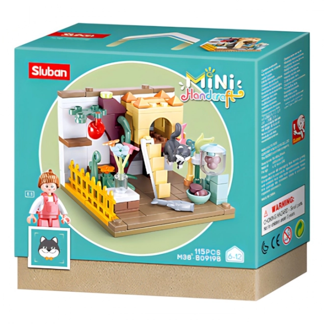 Sluban Mini Handcraft Casa per Gatti