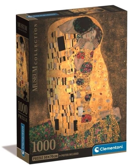Puzzle 1000 pezzi Compact Museum Il Bacio