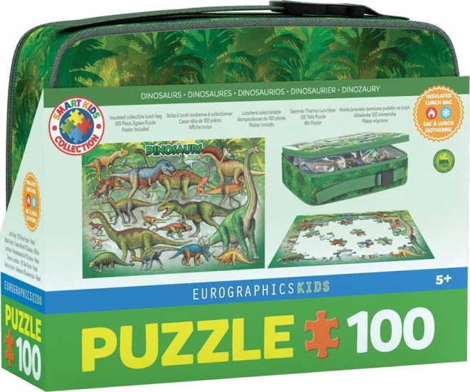 Puzzle in box termico dei Dinosauri 100 pezzi