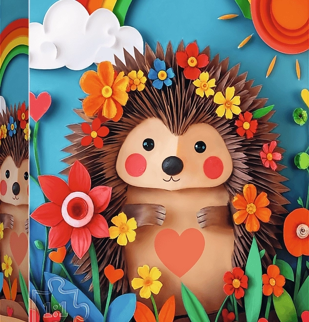 TREFL Puzzle Paper Art: Piccolo Riccio 160 pezzi