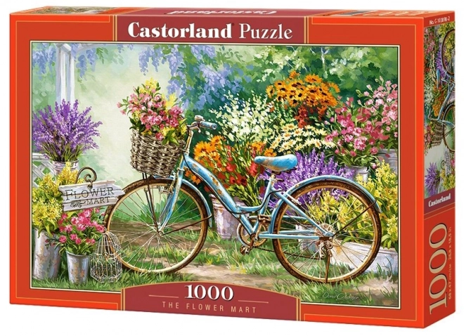 Puzzle mercato dei fiori 1000 pezzi