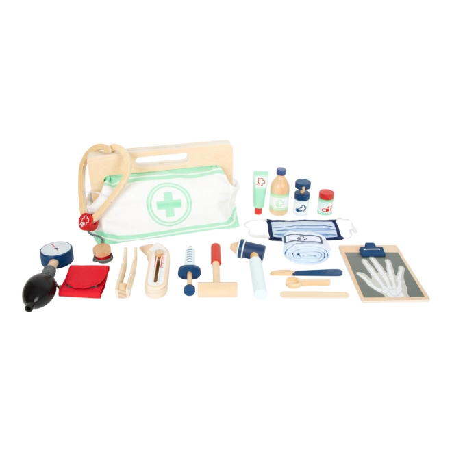 Strumenti in legno di qualità e morbida borsa in tessuto