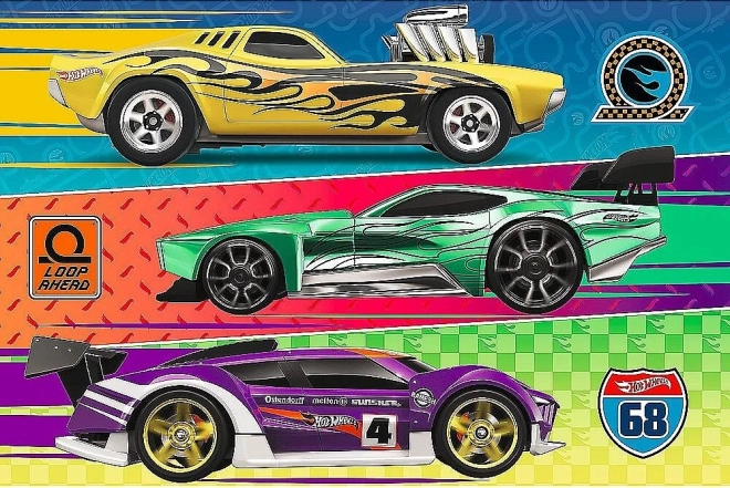 Puzzle 60 pezzi Hot Wheels Racing